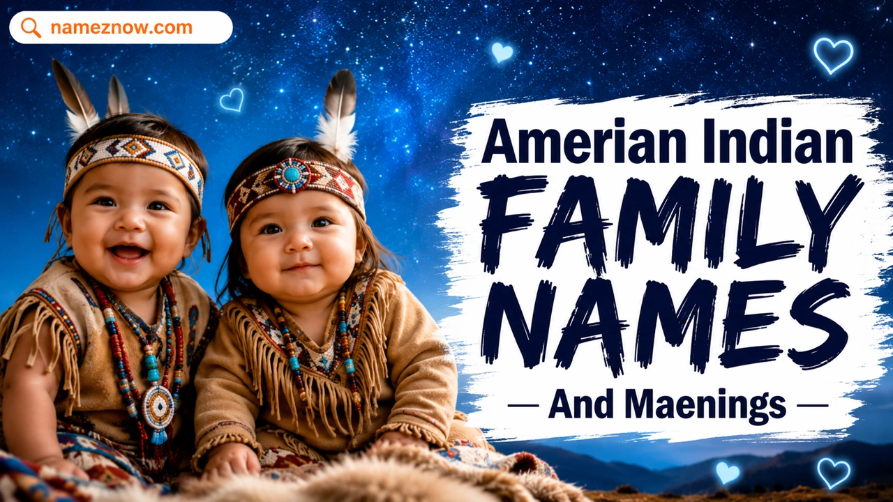 American Indian family names