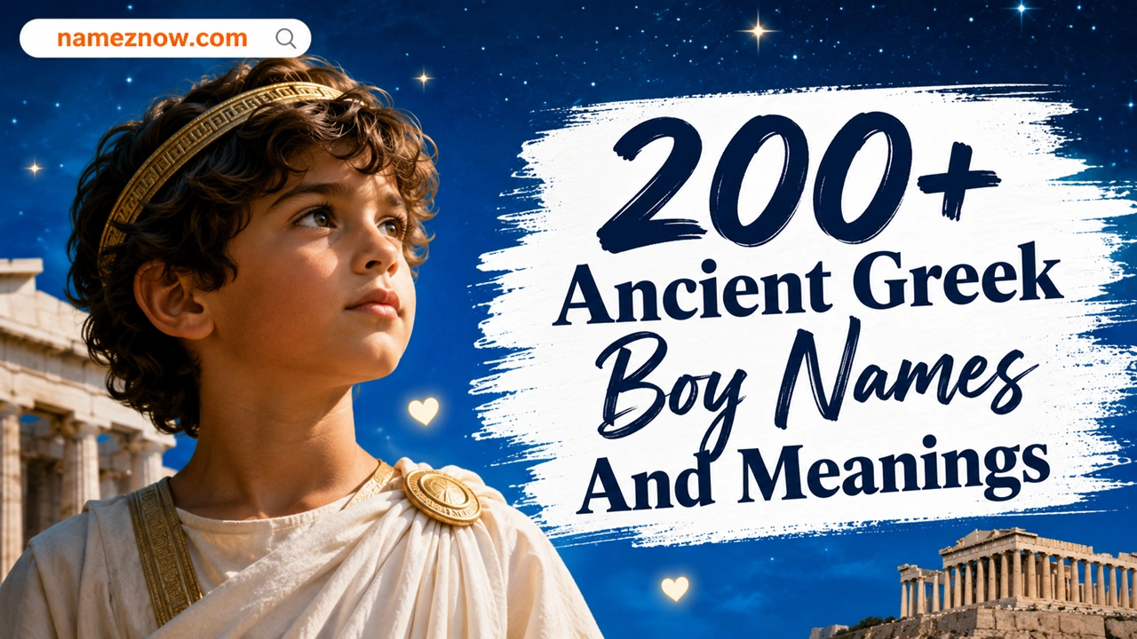 Ancient Greek Boy Names