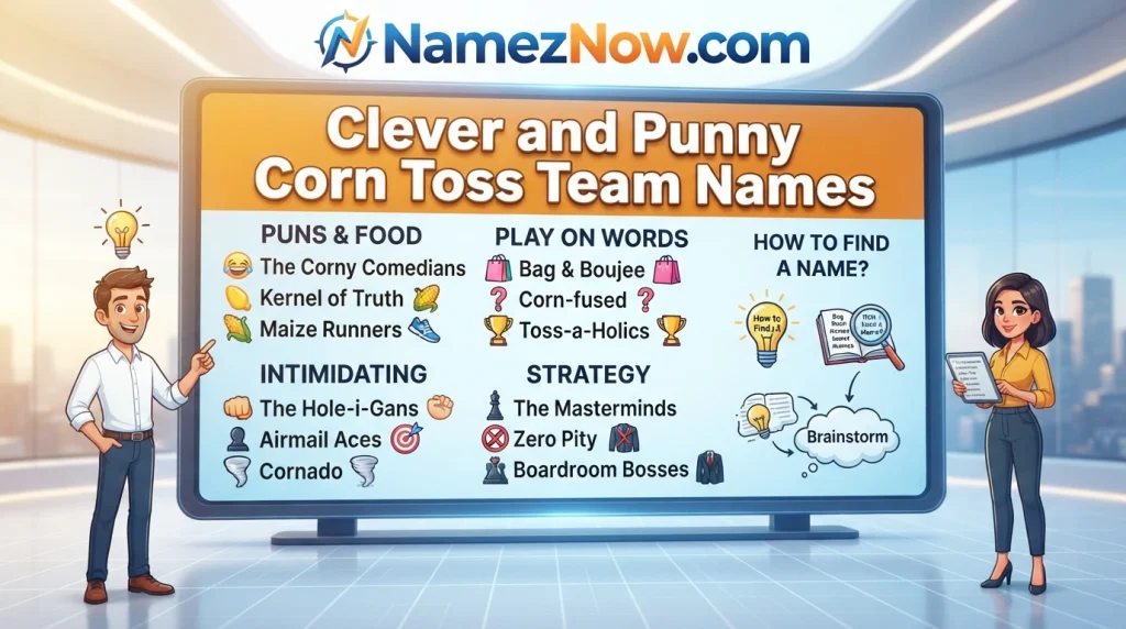 Corn Toss Team Names