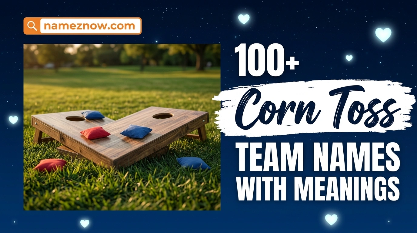 Corn Toss Team Names