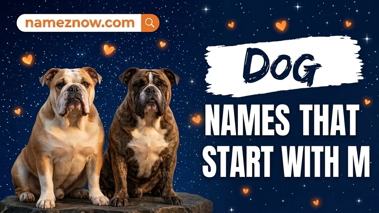 Dog Names That Start With M