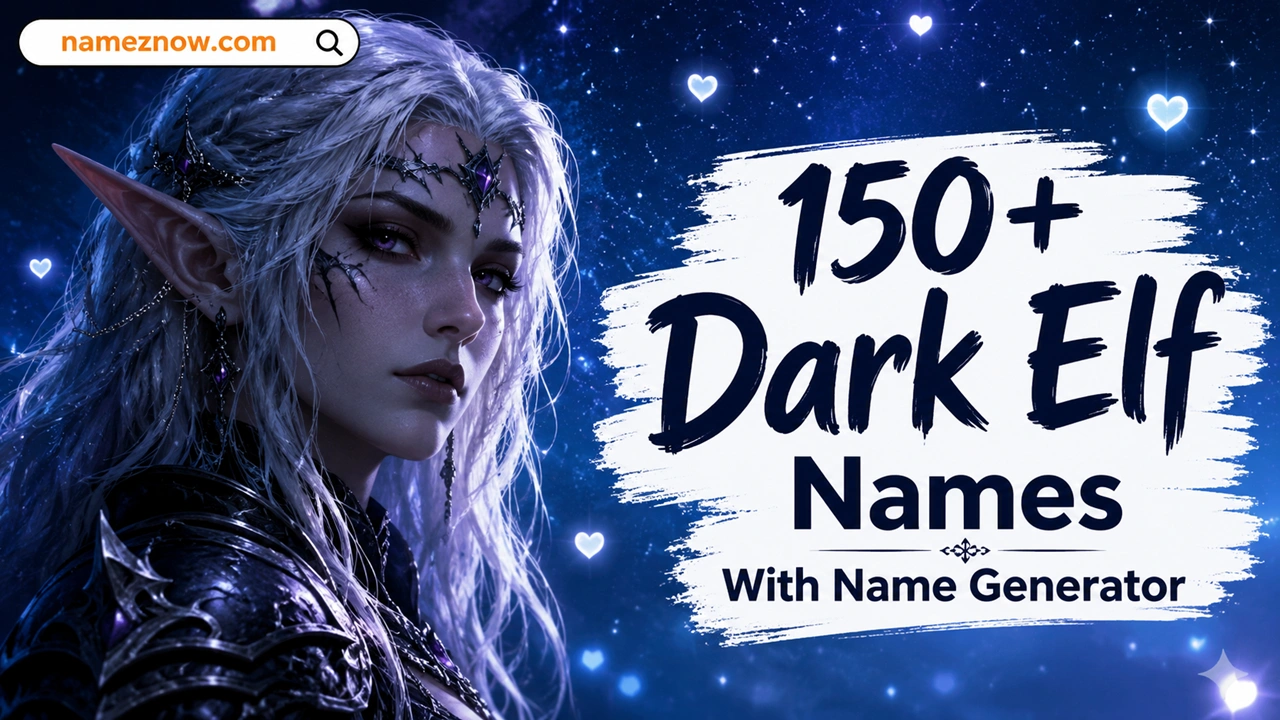 dark elf names
