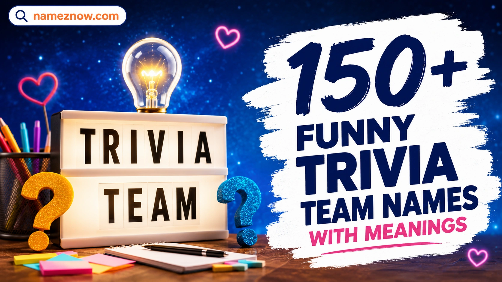 funny trivia team names