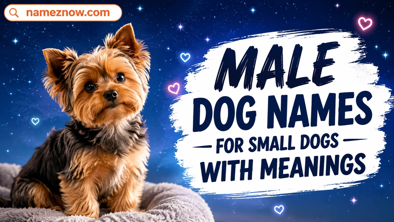 male dog names for small dogs
