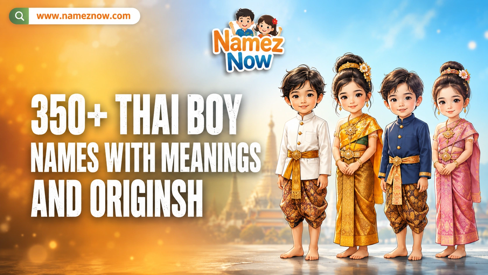 350+ Thai Boy Names With Meanings And Originsh