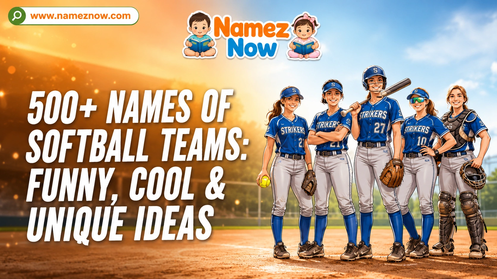 500+ Names Of Softball Teams: Funny, Cool & Unique Ideas