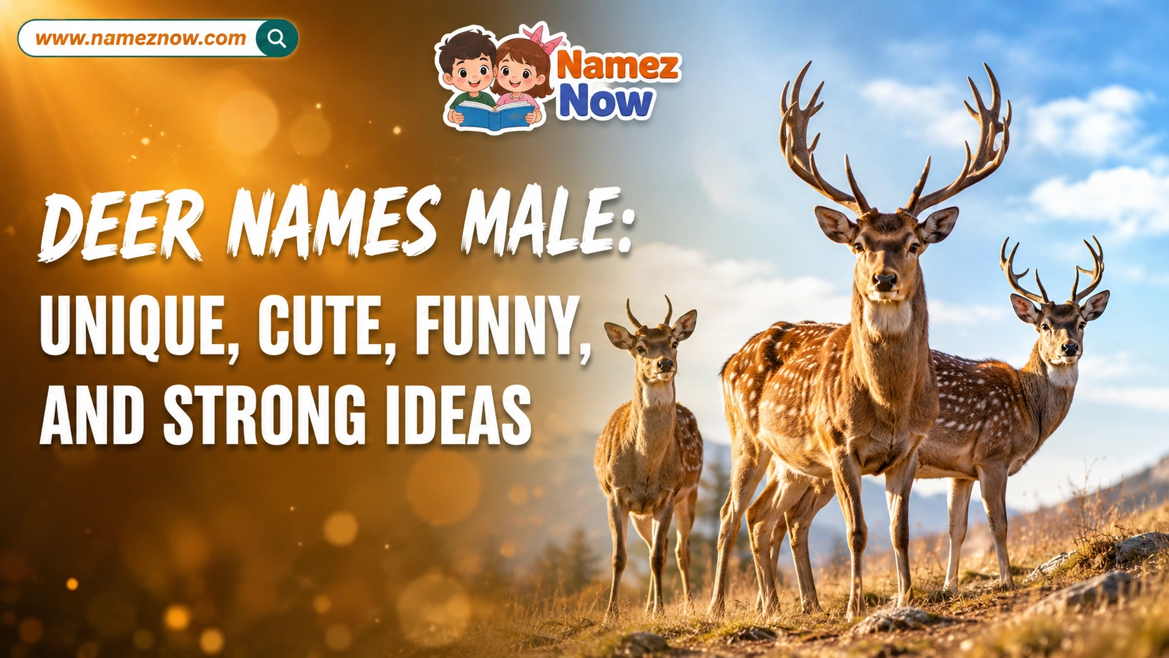 Deer Names Male: Unique, Cute, Funny, and Strong Ideas