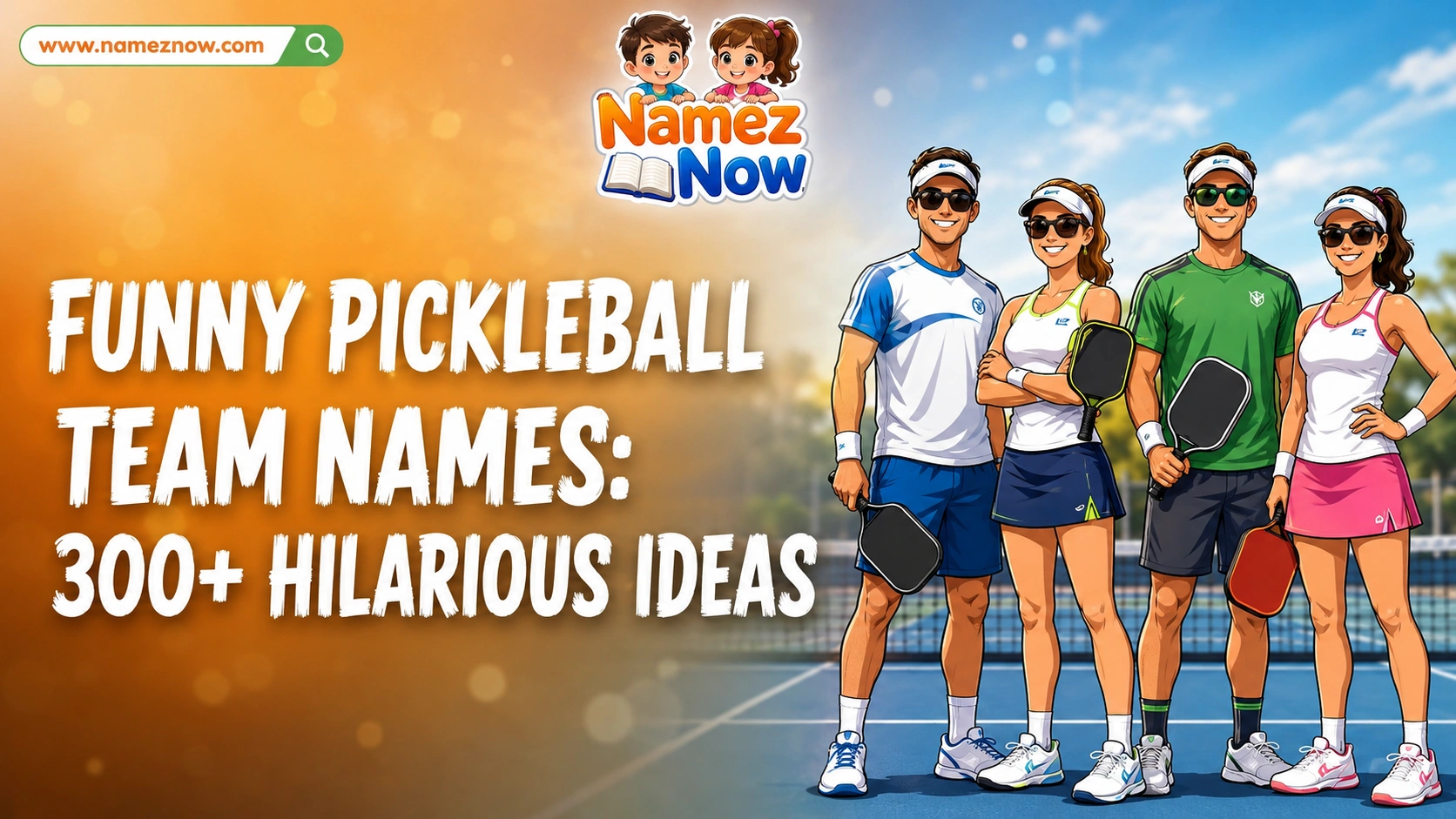 Funny Pickleball Team Names: 300+ Hilarious Ideas