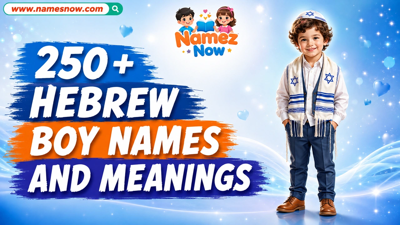 Hebrew boy names