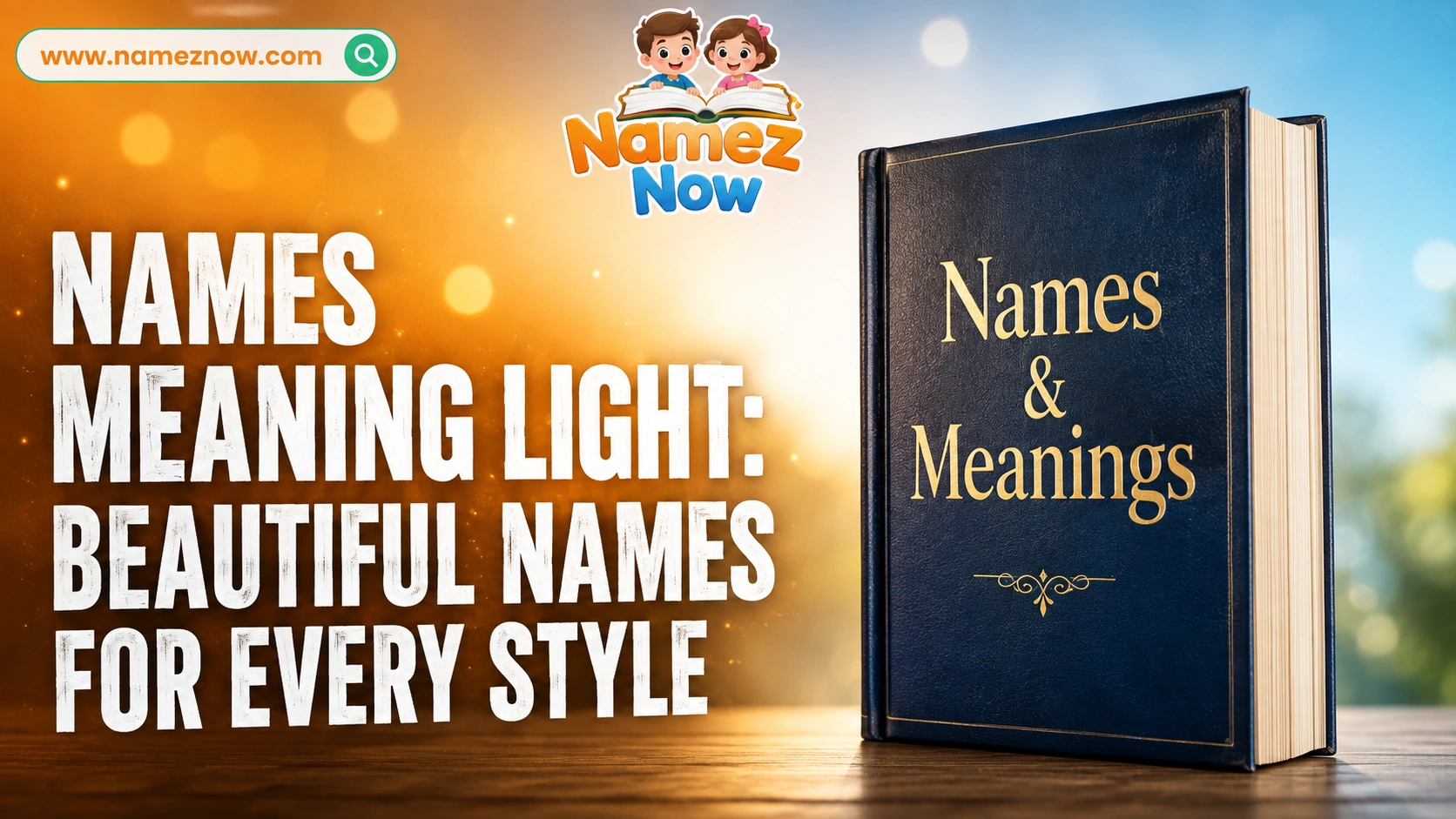 Names Meaning Light: Beautiful Names for Every Style