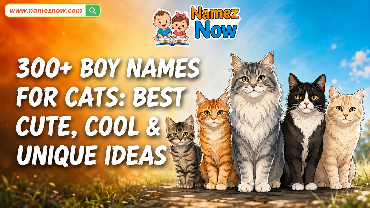 300+ Boy Names For Cats: Best Cute, Cool & Unique Ideas