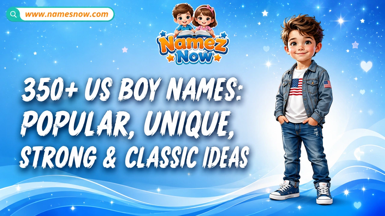 350+ US Boy Names: Popular, Unique, Strong & Classic Ideas