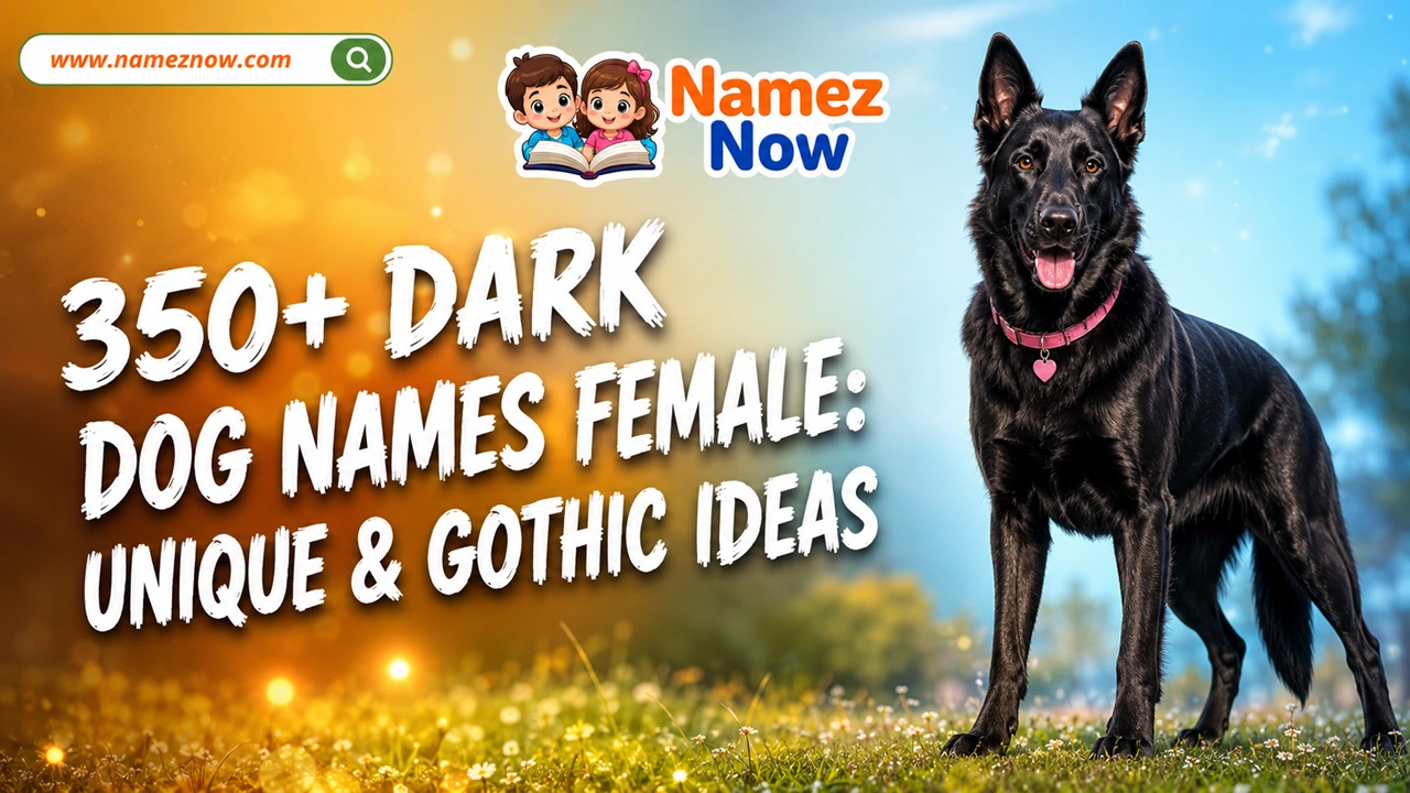 350+ Dark Dog Names Female: Unique & Gothic Ideas