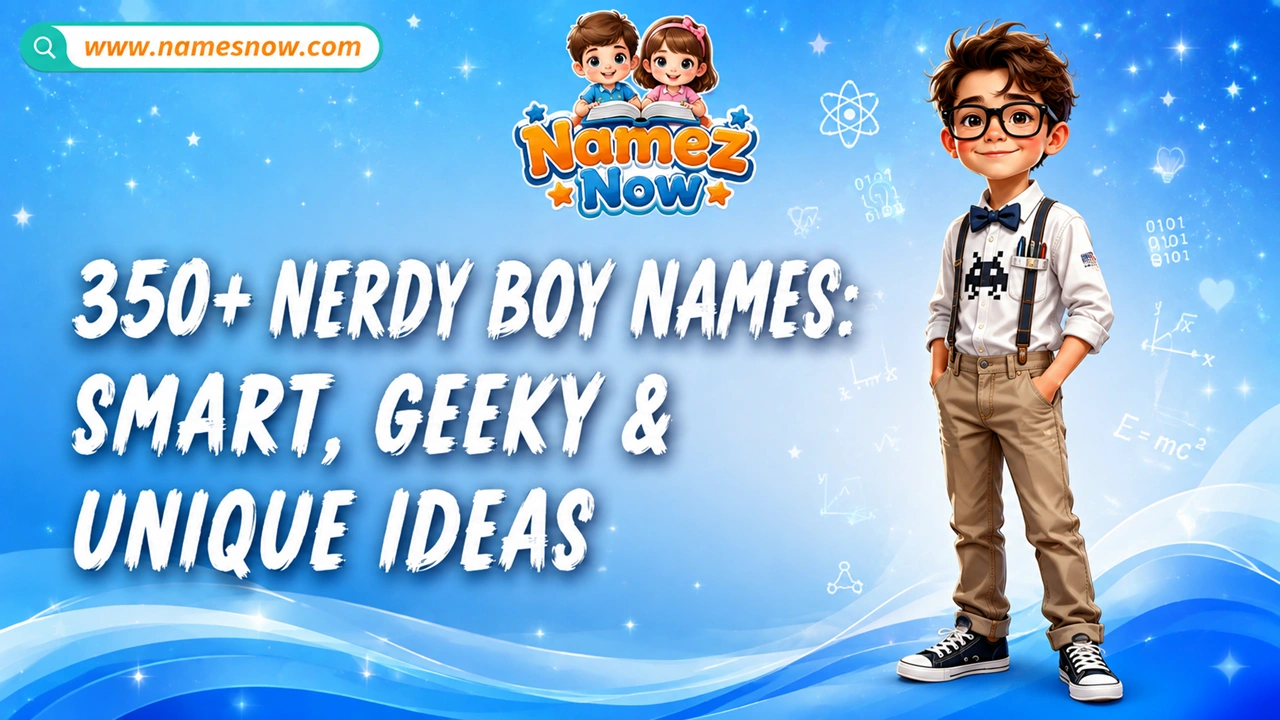 350+ Nerdy Boy Names: Smart, Geeky & Unique Ideas
