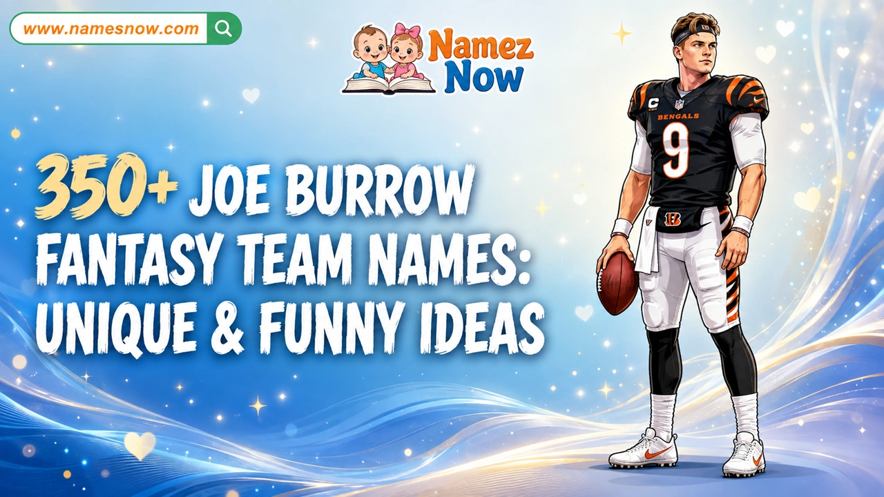 joe burrow fantasy team names