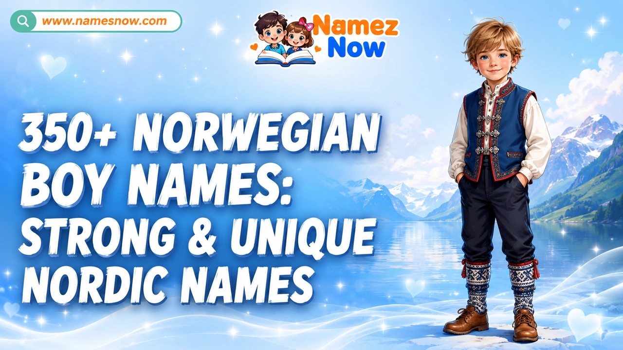 350+ Norwegian Boy Names: Strong & Unique Nordic Names