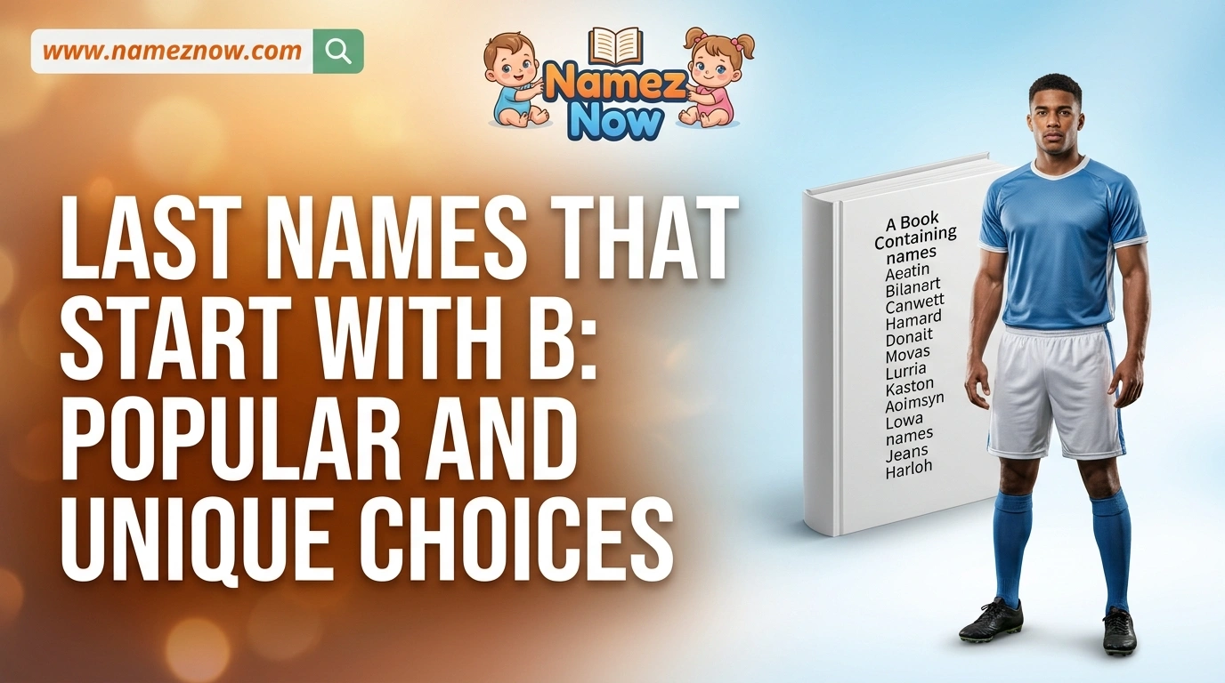 Last Names That Start With B: Popular and Unique Choices