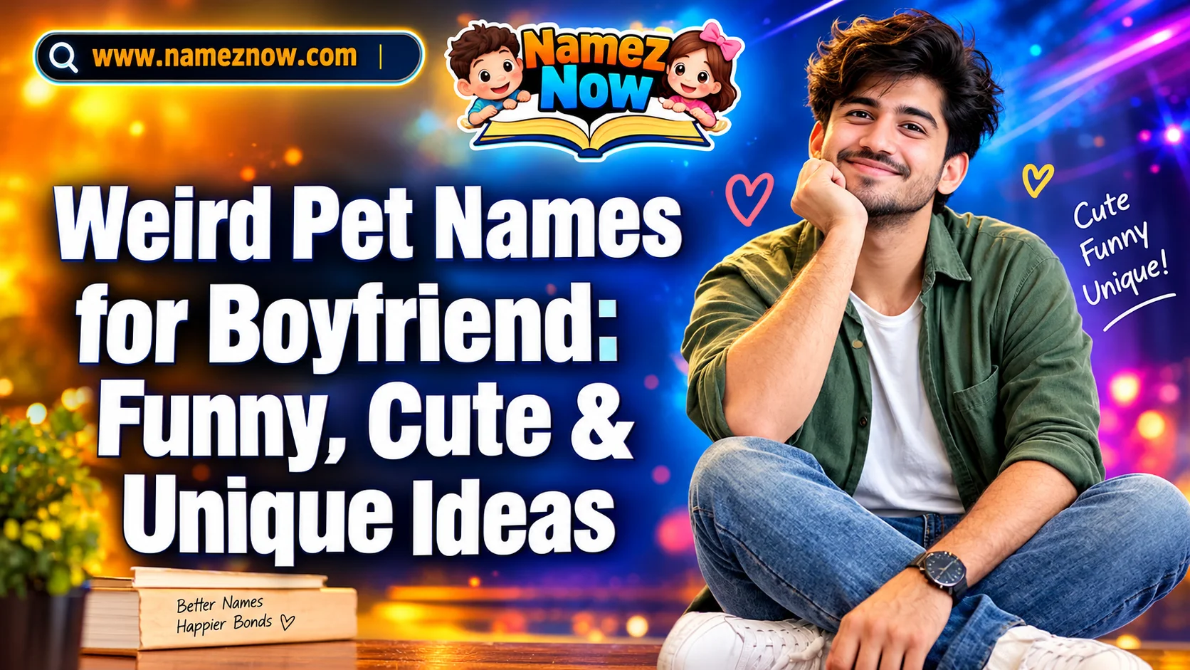 weird pet names for boyfriend